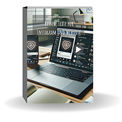 29 € Download Video-Training "Bessere Texte für Instagram und Webseite mit KI"